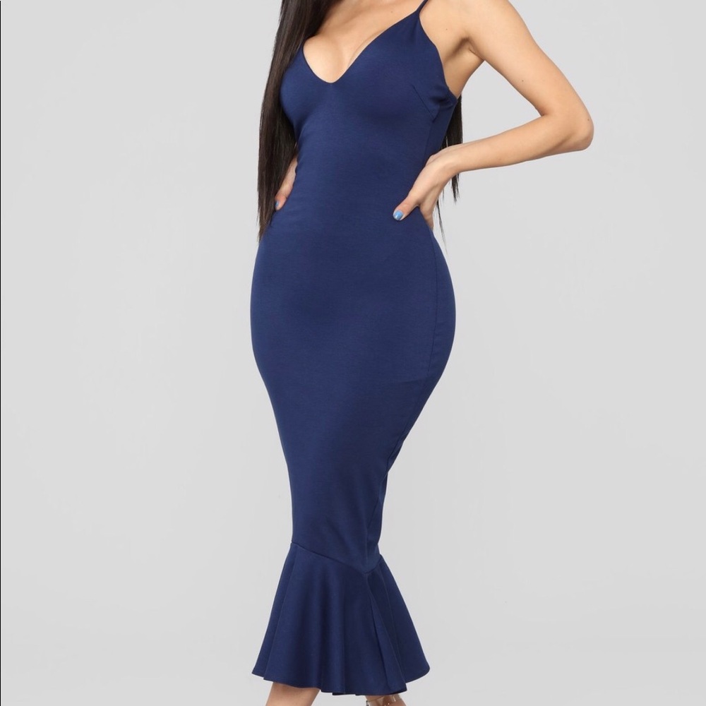 Midi mermaid dress